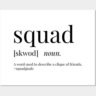 Squad Definition Posters and Art